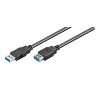 Ewent Cavo prolunga USB 3.0 Tipo A/Maschio/Femmina, per Hub USB, Disco Rigido, Stampante, Mouse etc, velocità di Trasferimento Fino a 5Gbit, 3m, Nero