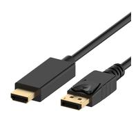 Ewent EC1431 cavo e adattatore video 1,8 m DisplayPort HDMI tipo A (Standard) Nero