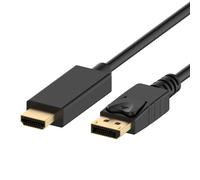 Ewent Cavo da DisplayPort a HDMI EC1432 – Supporto Video 4K, conversione DP a HDMI – 3 m Nero