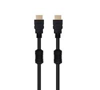 Ewent EW-130109-030-N-P Cavo HDMI 1.4 con Ethernet e Ferriti A/A, Maschio-Maschio, Supporta 3D Fino a 1920x1080p, 3 Metri