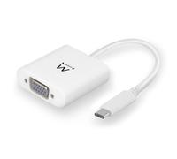 ewent ew-139500 - 001-n-p USB Type C VGA Adapter Cable - White (USB Cable Adapte