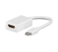 Ewent EW-140503-001-B-P Adattatore Mini Displayport Thunderbolt a HDMI con Risoluzione Full HD 1080p Cavo Covertitore Displayport 1.1, per Apple Mac, MacBook, MacBook Pro, MacBook Air, Surface Pro, Thinkpad Carbon