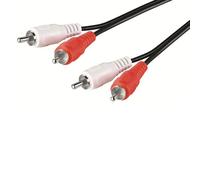 Ewent EW-220100-020-N-P cavo audio 1,8 m 2 x RCA Nero