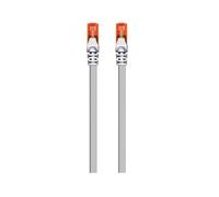 Ewent EW-6U-005 Cavo di Rete Patch Cat 6 U/UTP, AWG 24/7, 2 Connettori RJ45, 0,5m, Grigio