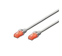 Ewent EW-6U-010 Cavo di Rete Patch CAT 6 U/UTP, AWG 26/7, 2 Connettori RJ45, 1m, Grigio