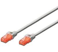 Ewent EW-6U-020 Cavo di Rete Patch CAT 6 U/UTP, AWG 24/7, 2 Connettori RJ45, 2m, Grigio