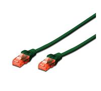 Ewent EW-6U-020G Cavo di Rete Patch Cat 6 U/UTP, AWG 24/7, 2 Connettori RJ45, 2m, Verde