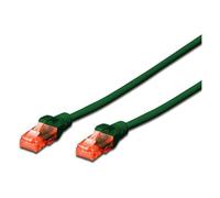 EWENT - CAVO PATCH CAT 6 U / UTP CCA 3 mt, VERDE - SPEDIZIONE GRATUITA