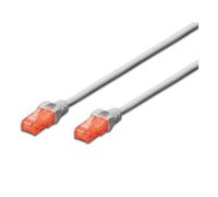 Ewent EW-6U-030W Cavo di Rete Patch CAT 6 U/UTP, AWG 24/7, 2 Connettori RJ45, 3m, Bianco