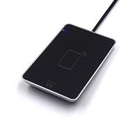Ewent EW1053 Lettore RFID e NFC per Carta d'identità Elettronica CIE 3.0 per accedere a ANPR, INPS, INAIL, Agenzia Entrate e siti della P.A. - Colore Nero