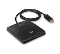 Ewent Lettore smart card EW1055 USB-C USB 3.2 Gen 1 Nero