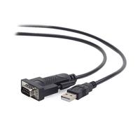 Ewent Ew1116 Cavo convertitore da USB 2.0 a seriale RS232 1,5 m nero