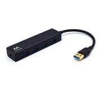 Ewent EW1136 hub di interfaccia USB 3.2 Gen 1 (3.1 Gen 1) Type-A 480 Mbit/s Nero