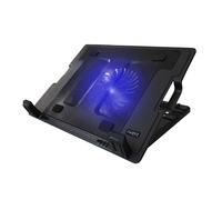 EWENT EW1258 Soporte Ventilador Portatil 17"+2 USB