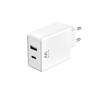 Ewent EW1328 Caricabatterie per dispositivi mobili Universale Bianco AC Ricarica rapida Interno