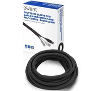 Ewent EW1561 organizer per cavi Universale Guaina intrecciata per cavi Nero 1 pz