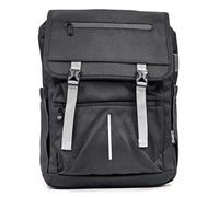 Ewent EW2537 Zaino Vintage Ecofriendly per Notebook da 16.1 Pollici, Porta PC Unisex-Adulto, Nero, 27 Litri