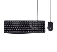 Ewent EW3007 tastiera Mouse incluso Ufficio USB QWERTY Portoghese Nero