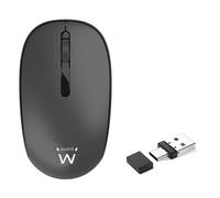 Ewent Ratón Óptico EW3206 Silent Click Inalámbrico 1000DPI Gris Oscuro