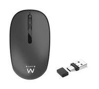 Ewent EW3206 mouse Universale Ambidestro RF Wireless Ottico 1000 DPI NEW