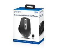 EWENT EW3240 MOUSE OTTICO WIRELESS e BLUETOOTH 2400DPI DOPPIO RICEVITORE