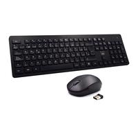 Ewent EW3256 tastiera Mouse incluso Universale RF Wireless QWERTY Spagnolo Nero