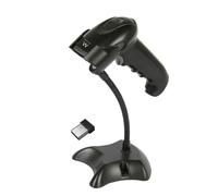 Ewent Lettore di codici a barre EW3431 1D/2D Wireless USB Portatile Nero