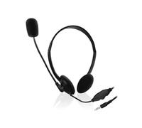 Ewent EW3567 Cuffia con Microfono per il Computer Portatile iPhone Samsung Smartphone PS4 New X-Box Tablet PC iPad iPod MP3, Jack UNICO 4 Pin 3.5mm per Cuffie e Microfono