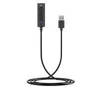 Ewent EW3569 Scheda Audio USB Esterna per Cuffie|Adattatore Audio USB a Jack 3,5mm|Controller Telecomando USB per cuffie jack 3.5mm|Compatibile con Windows,Mac OS,Linux,Altoparlanti,Amplificatore|Nero