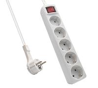 EWENT EW3955 Multipresa 5 prese / 1 interruttore 1,5 m