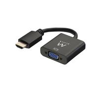 Ewent EW9864 cavo e adattatore video 0,2 m HDMI VGA, 3.5mm Nero
