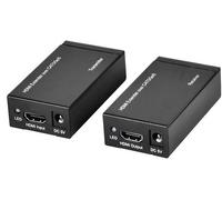 Ewent Extender HDMI EW3715 1080p 60m su cavo LAN UTP Cat.6/7 Nero