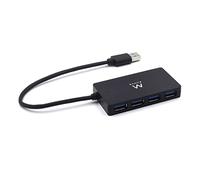 Ewent HUB USB 3.0 Super Speed 5Gbps a 4 porte incluso alimentatore 10W per Notebook, PC