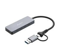 Ewent Hub USB-C 3.2 Gen2 4 in 1 10Gbps, Adattatore Multiporta con 4 Porte USB-C, Imput Alimentazione USB-C 5V, Compatibile Laptop Tablet MacBook e Smartphone, Windows, Mac e Linux