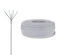 Ewent IM1220 305m Bobina Cavo di Rete Ethernet CAT.6, CCA, PVC, F-UTP Schermato, RJ45, AWG23/1, LAN Internet Gigabit Alta velocità, ideale per PC, Router, Modem, Switch, TV, PS5, Xbox,Grigio 305 Metri