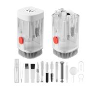 Ewent Kit di Pulizia Multifunzionale 21 in 1, Accessori Pulizia Per Cuffie/Auricolari, Tastiere, Monitor PC, Smartphone, Tablet, Fotocamere e Schermi, Utensili di Pulizia per Dispositivi Elettronici