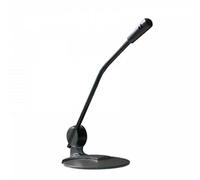 Ewent Microfono Multimediale Direzionale, Mini-Jack Stereo da 3,5 mm, Nero