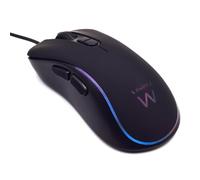 Ewent Mouse Ottico da Gaming - Con Led RGB 3600 DPI - 7 tasti con Retroilluminazione - Colore: nero