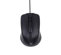 Ewent Ew3300 Ratón Óptico USB 1000 DPI Negro