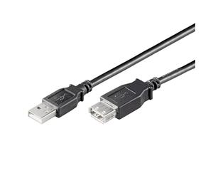 Ewent Prolunga ad Alta Velocità 1.8 m, Cavo di Prolunga USB-A 2.0 M a F, Cavo USB 2.0 A per Alimentazione e Trasferimento per Chiavetta USB,Hub,Lettore di schede, Tastiera,Stampante,Fotocamera,Webcam