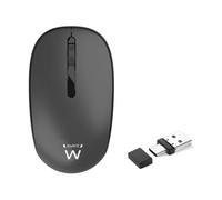 Ewent Ratón Óptico EW3206 Silent Click Inalámbrico 1000DPI Gris Oscuro