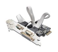 Eminent Ew1158 Pcie Serial Pci-e Expansion Card Bianco