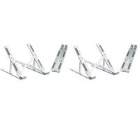 Ewent Soporte Plegable de Viaje Aleación de Aluminio para Portátil (Confezione da 2)