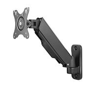 Ewent Supporto da parete per monitor PC e TV da muro per schermi da 17-32", VESA 75 x 75 mm e 100 x 100 mm, inclinazione ergonomica girevole e ruotabile, capacità di peso 2-9 kg