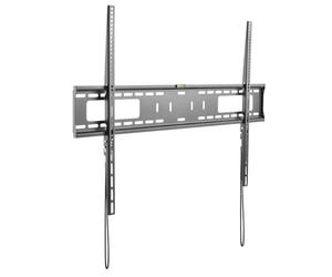 Ewent Supporto TV da Parete, Supporto TV Fisso per Schermi OLED,QLED,LED,LCD,Piatti, Curvi ed Extra Slim da 60-100", Staffa universale con VESA 900x600, Ideale per Casa,Ufficio,Negozi e Bar, Nero