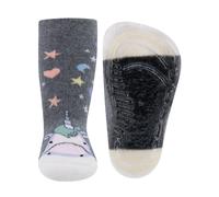 EWERS Calzino 'Einhorn' antracite / grigio chiaro / lilla pastello / rosa pastello Bambini EWERS 29-30 antracite / grigio chiaro / lilla pastello / rosa pastello