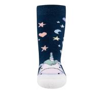 EWERS Calzino 'Einhorn' blu pastello / blu scuro / lilla pastello Bambini EWERS 31-34 blu pastello / blu scuro / lilla pastello