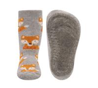 EWERS Calzino 'Fuchs' grigio / arancione scuro / offwhite Bambini EWERS 29-30 grigio / arancione scuro / offwhite