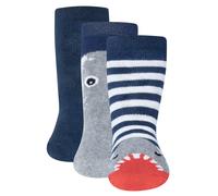 EWERS Calzino genziana / grigio chiaro / arancione neon / bianco Bambini EWERS 23-24 genziana / grigio chiaro / arancione neon / bianco