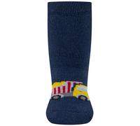 EWERS Calzino 'Truck' blu scuro / giallo scuro / rosso sangue Bambini EWERS 27-28 blu scuro / giallo scuro / rosso sangue